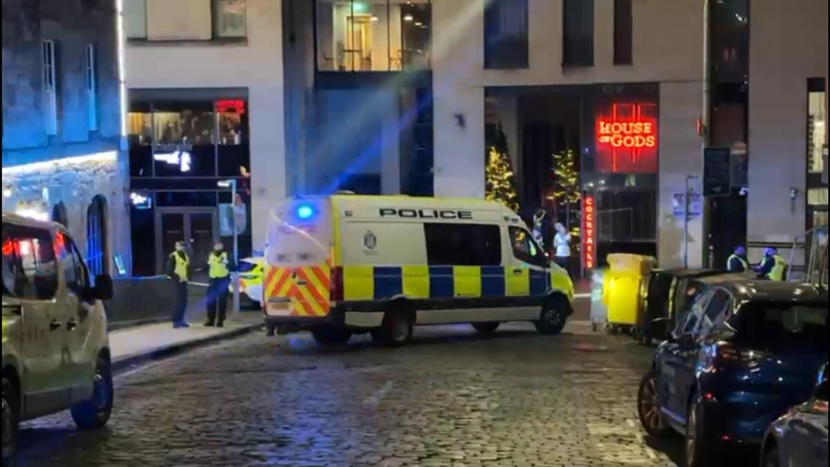 Police close roads after incident in Edinburgh