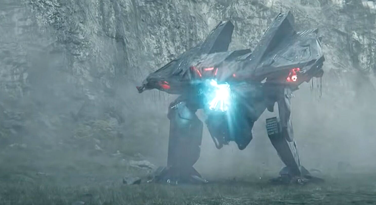  'War Machine' succeeds where 'Transformers' fails, by making its giant robot feel real 