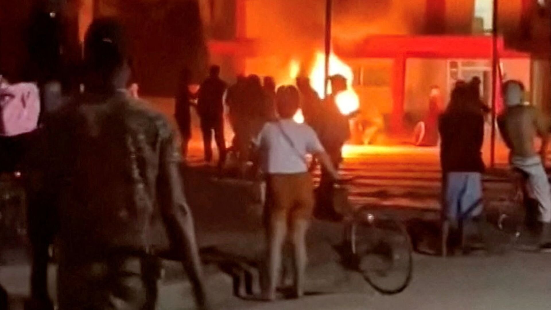 Trump says US will 'do what we have to' over Cuba days after rare riot